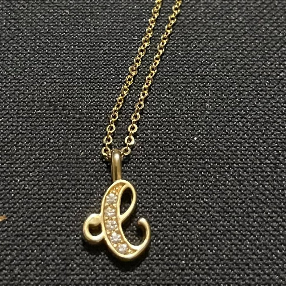 C letter necklace